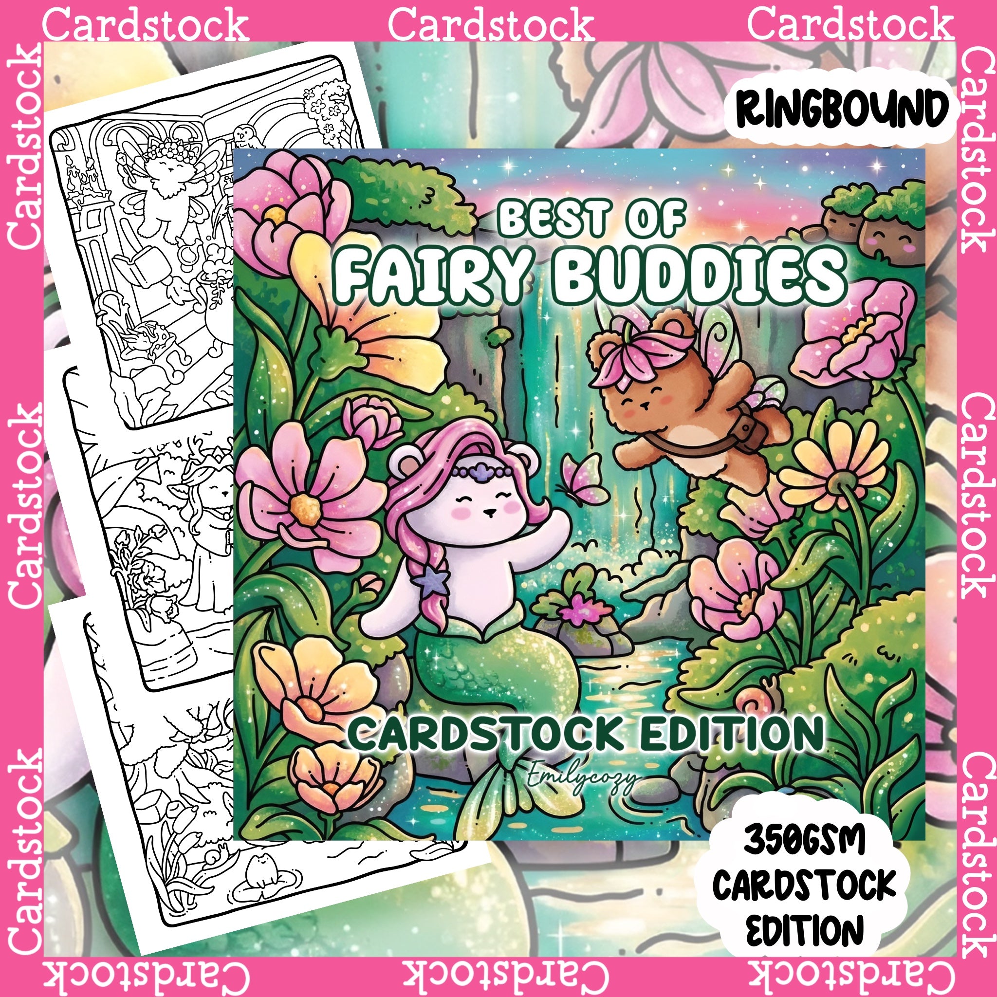 Best of Fairy Buddies Colouring Book | 20 Pages | 350gsm Cardstock
