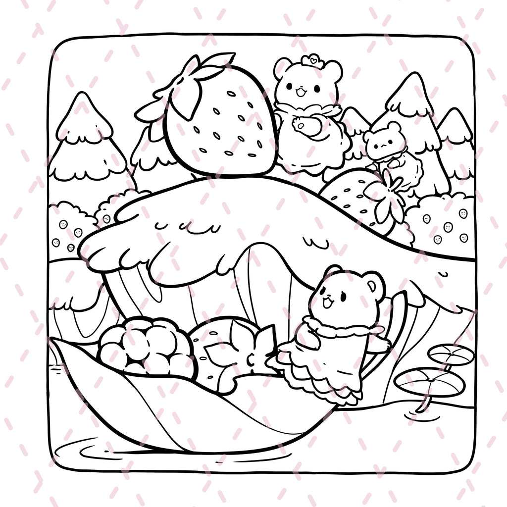 Bloom Colouring Book | 38 Colouring Pages with 5 Additional 350gsm Cardstock Images