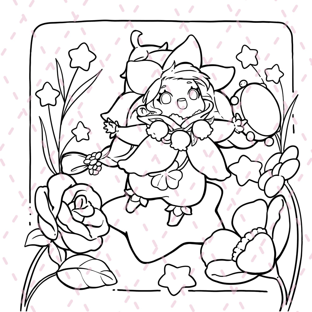 Bloom Colouring Book | 38 Colouring Pages with 5 Additional 350gsm Cardstock Images