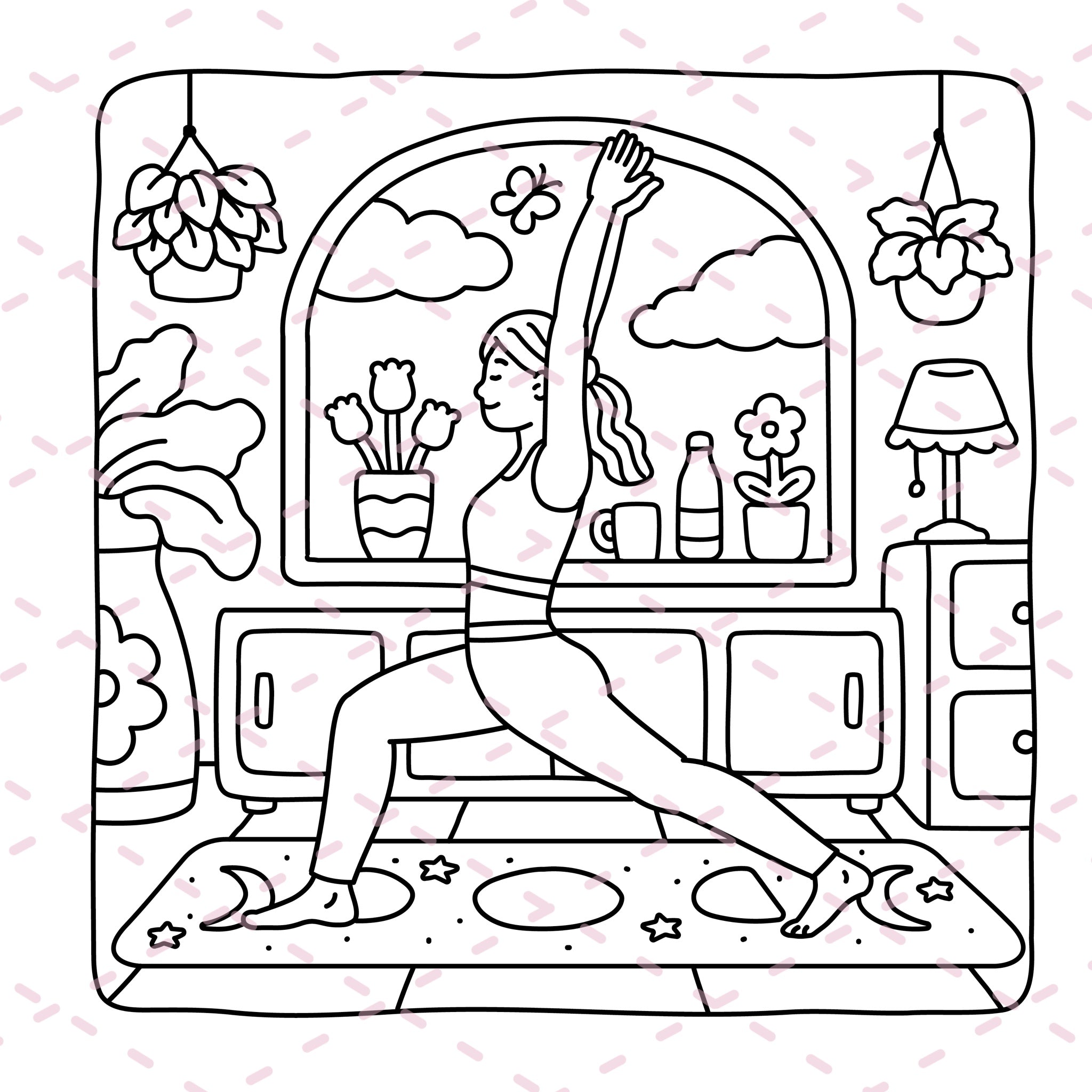 Cozy Girl Diaries Colouring Book | 41 Colouring Pages with 5 Additional 350gsm Cardstock Images