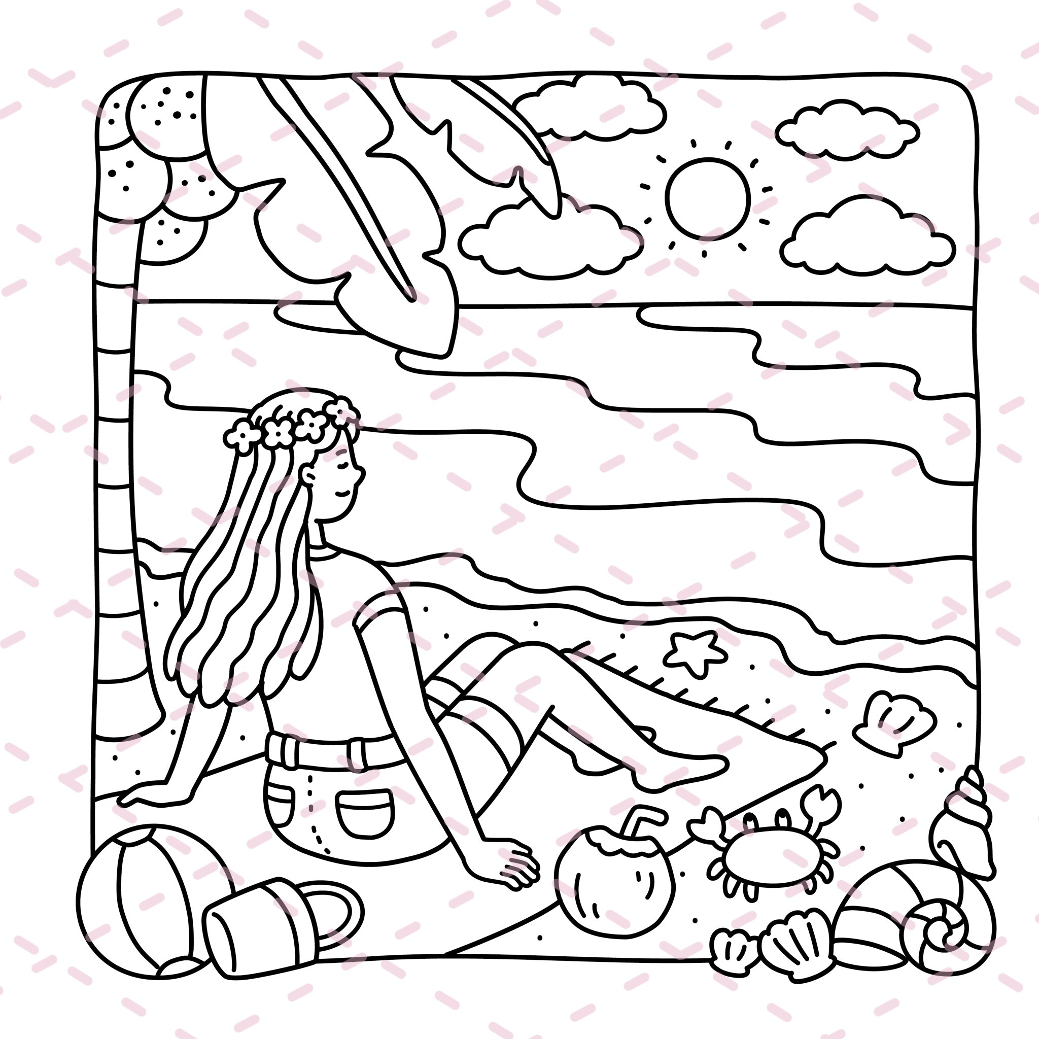 Cozy Girl Diaries Colouring Book | 41 Colouring Pages with 5 Additional 350gsm Cardstock Images