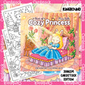 Best of Cozy Princess by Mira Belle Colouring Book | 20 Pages | 350gsm Cardstock