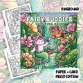 Fairy Buddies Colouring Book | 40 Colouring Pages with 5 Additional 350gsm Cardstock Images