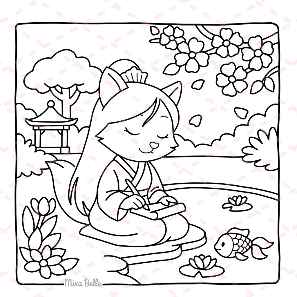 Best of Cozy Princess by Mira Belle Colouring Book | 20 Pages | 350gsm Cardstock