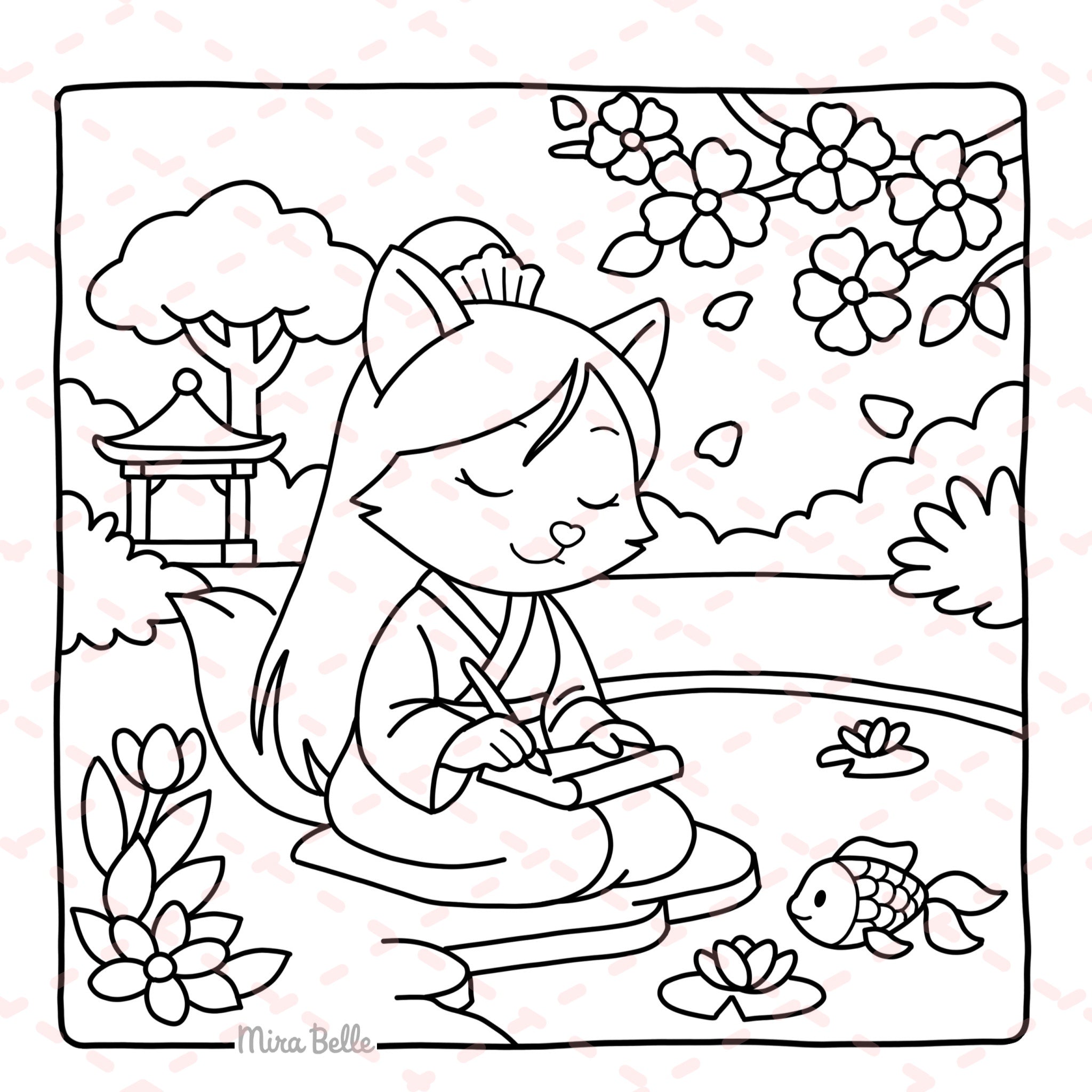 Best of Cozy Princess by Mira Belle Colouring Book | 20 Pages | 350gsm Cardstock