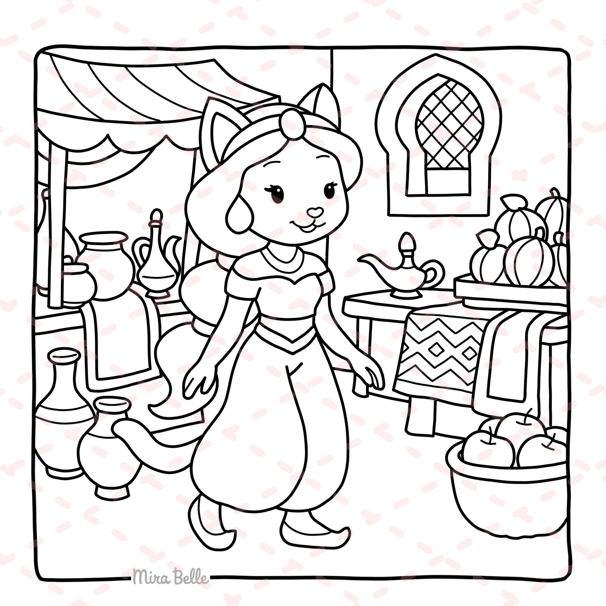 Cozy Princess Colouring Book | 30 Colouring Pages with 5 Additional 350gsm Cardstock Images