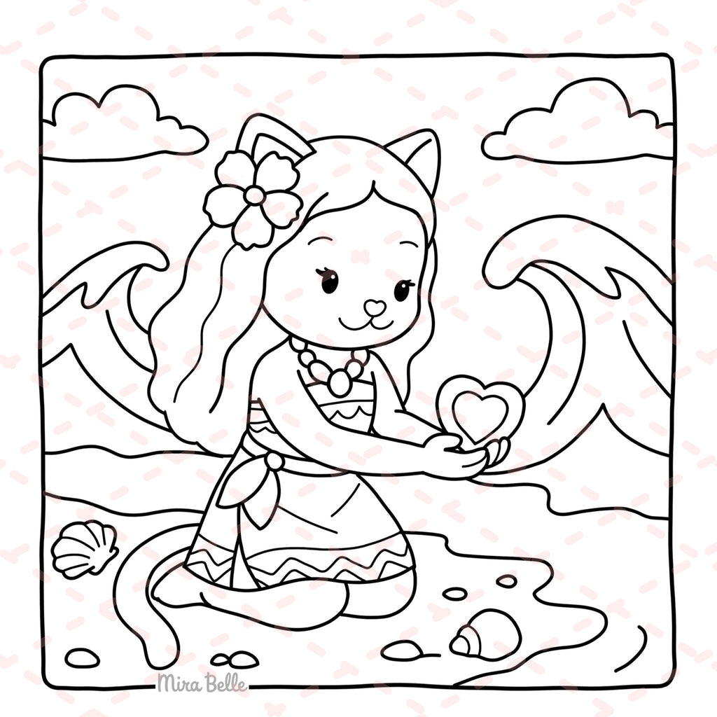 Best of Cozy Princess by Mira Belle Colouring Book | 20 Pages | 350gsm Cardstock