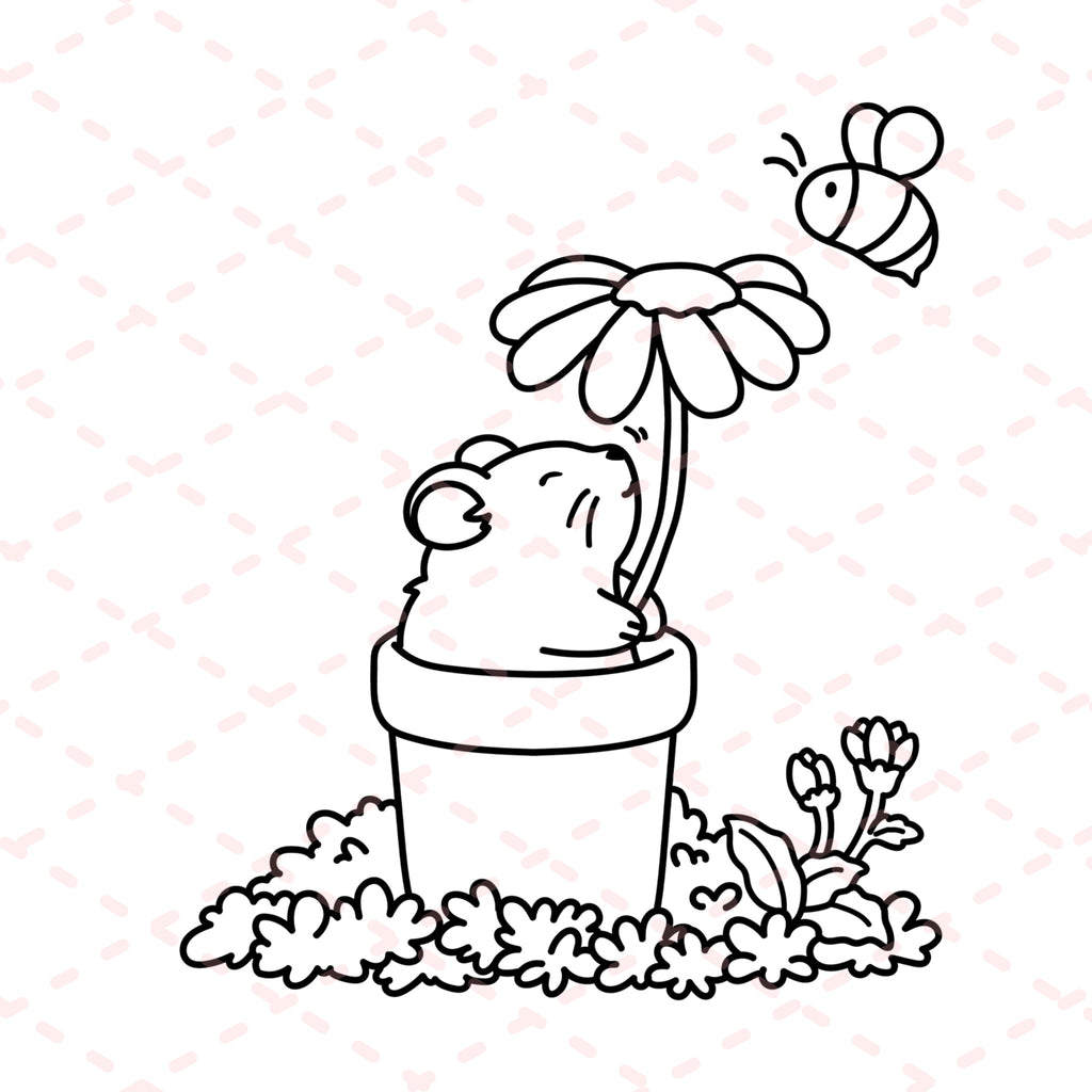 Cottage Treasures Bold Colouring Book | 50 Colouring Pages with 5 Additional 350gsm Cardstock Images