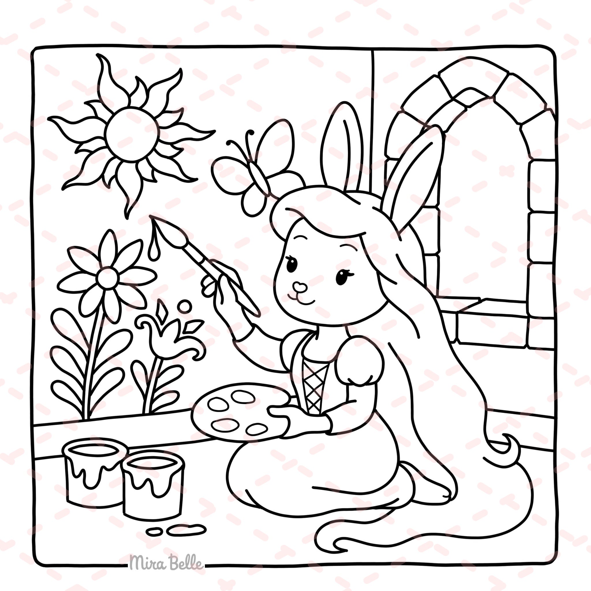 Cozy Princess Colouring Book | 30 Colouring Pages with 5 Additional 350gsm Cardstock Images