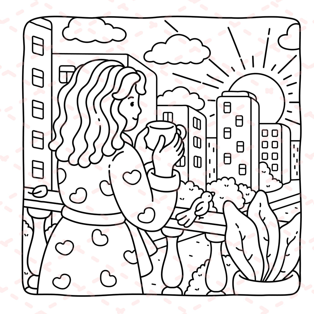 Her Inner Power Colouring Book | 41 Colouring Pages with 5 Additional 350gsm Cardstock Images
