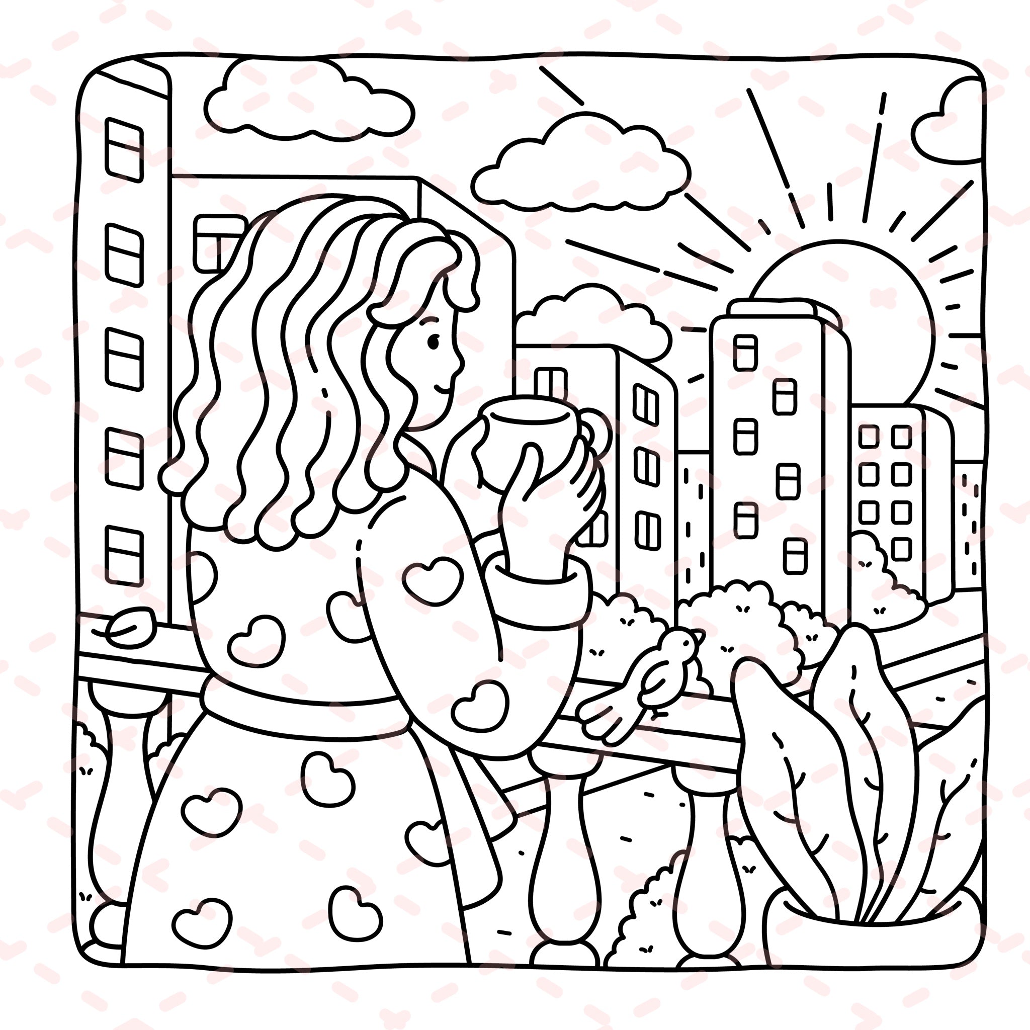 Her Inner Power Colouring Book | 41 Colouring Pages with 5 Additional 350gsm Cardstock Images
