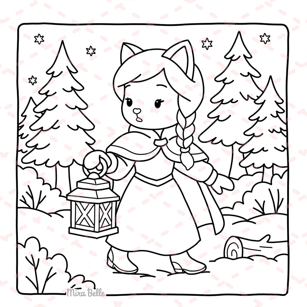 Best of Cozy Princess by Mira Belle Colouring Book | 20 Pages | 350gsm Cardstock