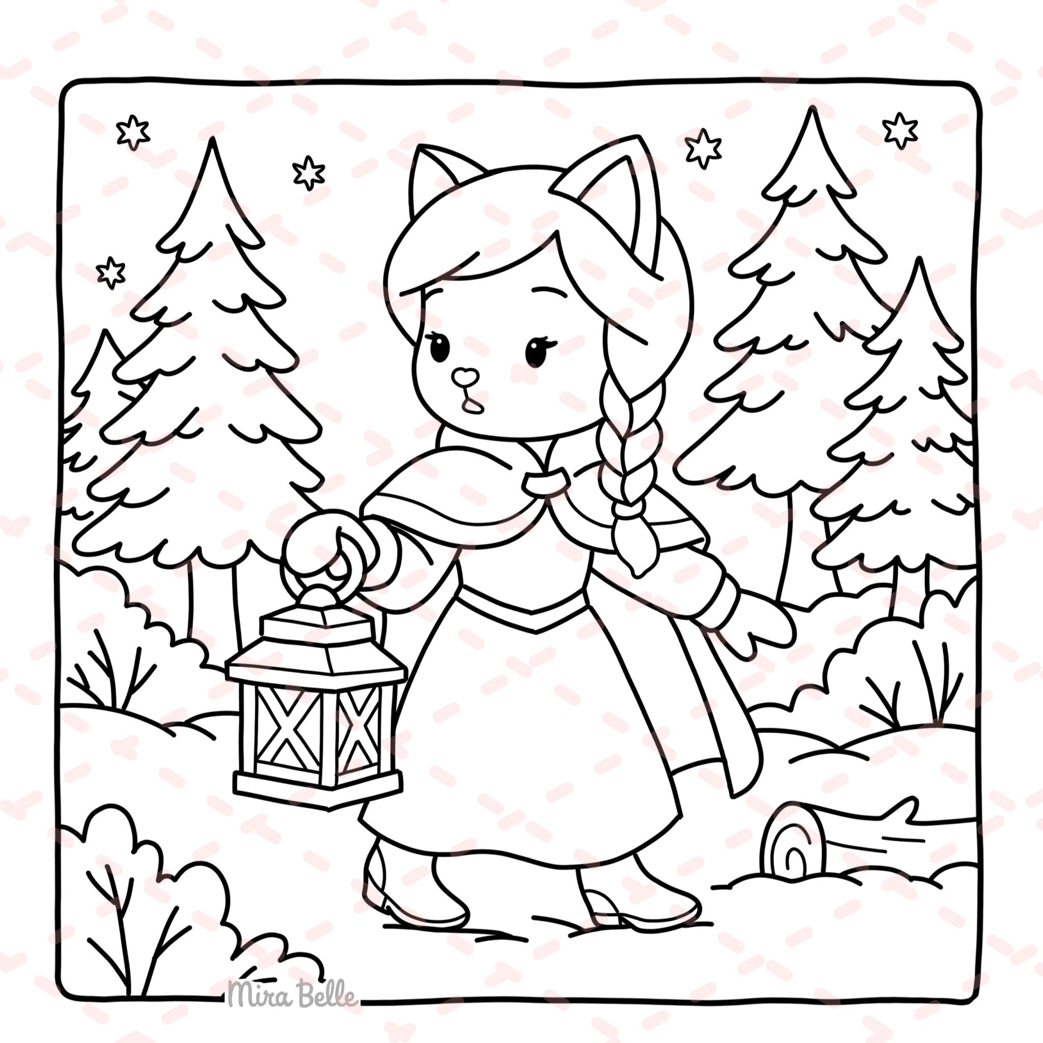 Best of Cozy Princess by Mira Belle Colouring Book | 20 Pages | 350gsm Cardstock