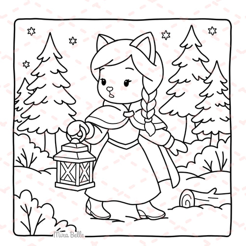 Best of Cozy Princess by Mira Belle Colouring Book | 20 Pages | 350gsm Cardstock