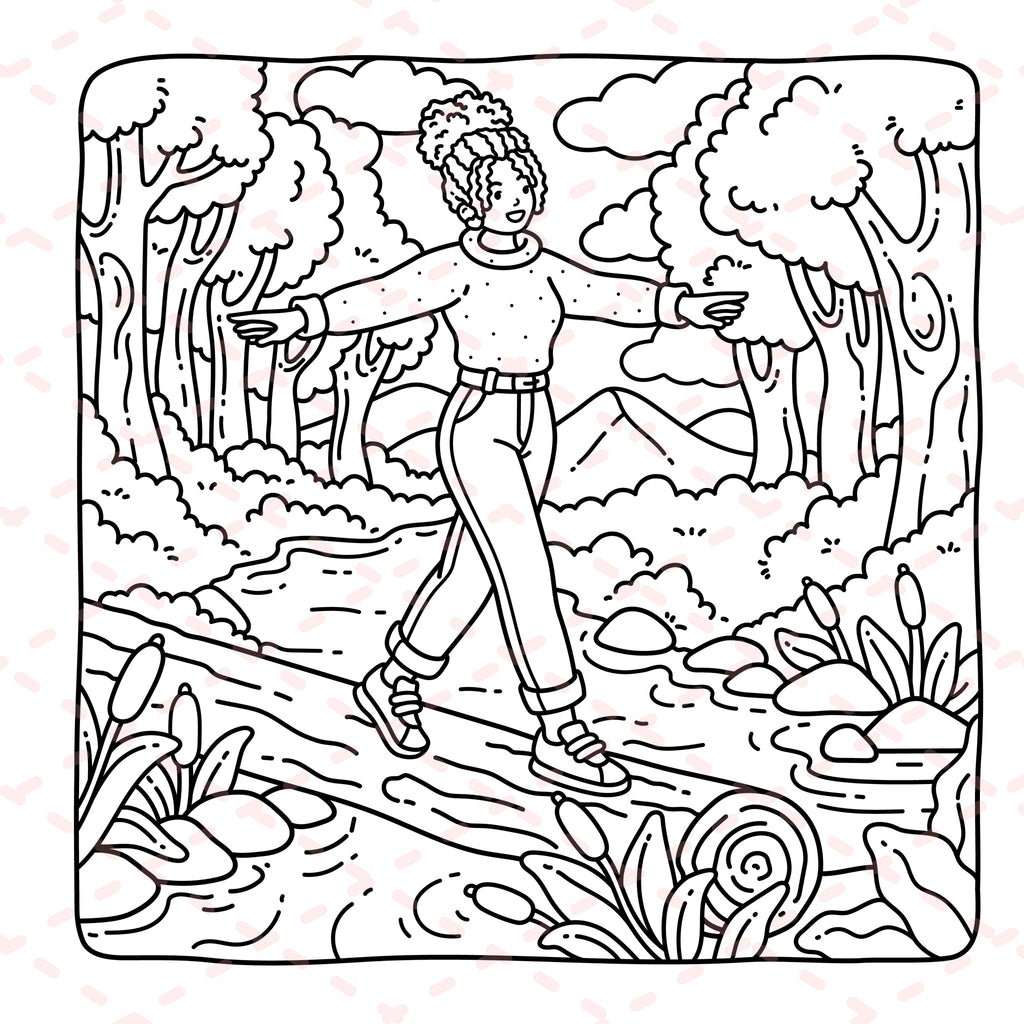 Her Inner Power Colouring Book | 41 Colouring Pages with 5 Additional 350gsm Cardstock Images