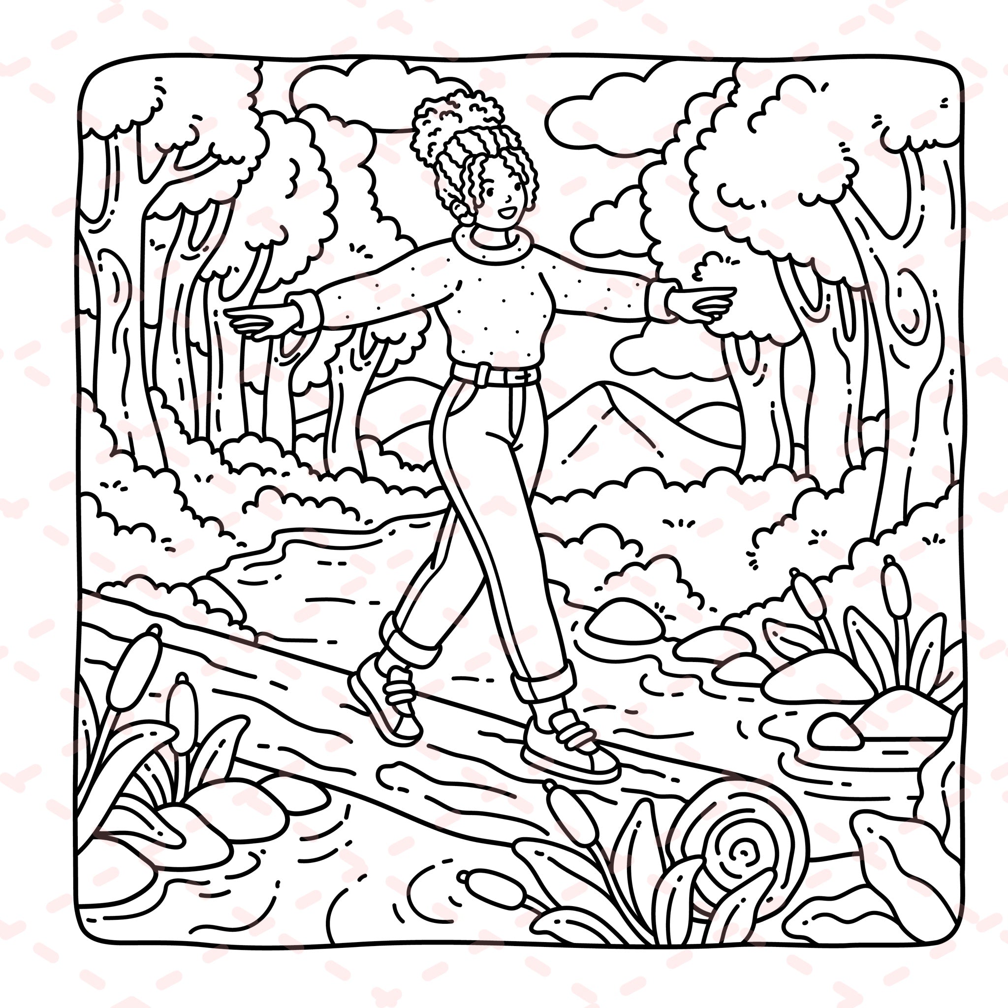 Her Inner Power Colouring Book | 41 Colouring Pages with 5 Additional 350gsm Cardstock Images