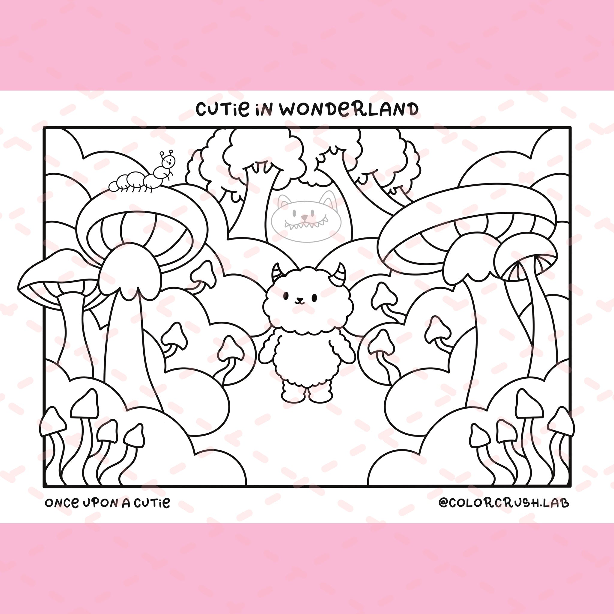 Once Upon a Cutie Colouring A5 Cards | 5 Colouring Pages | 350 gsm Cardstock