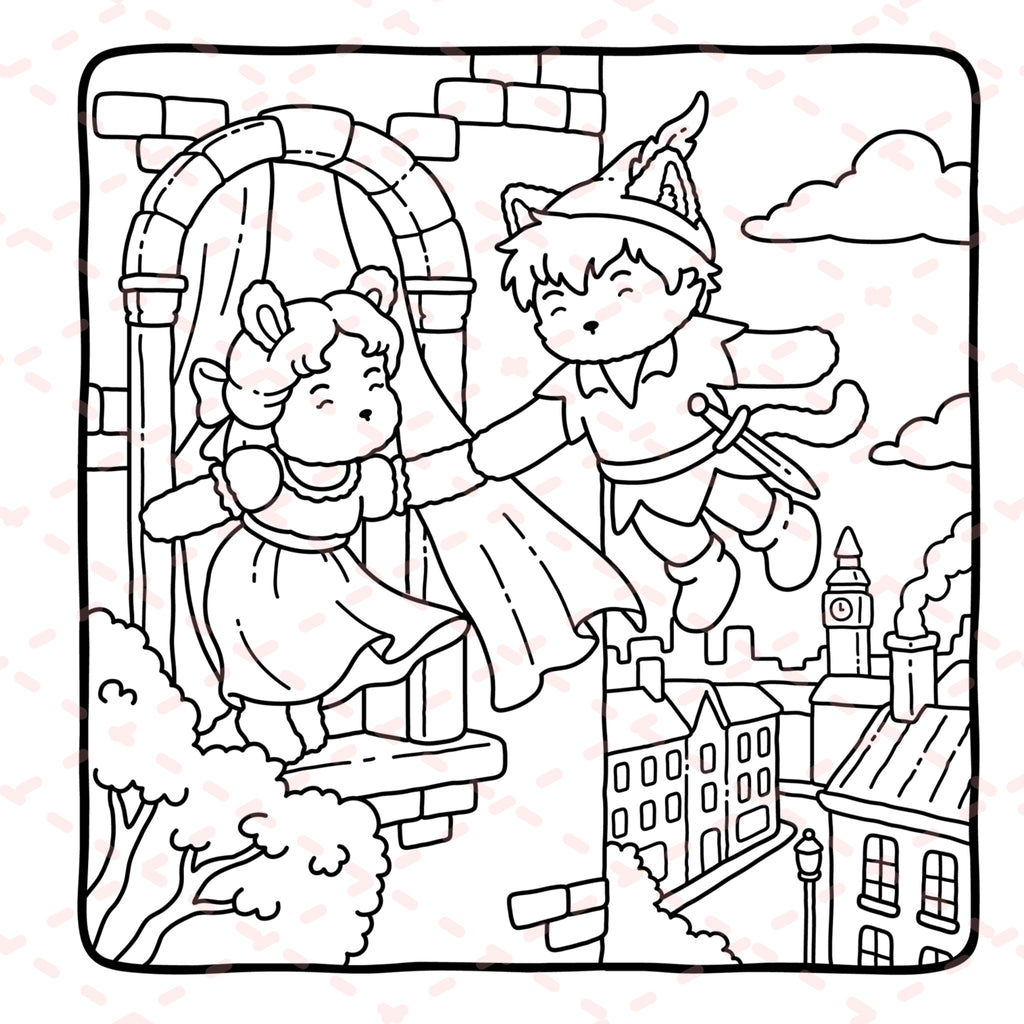 Fuzzy Couples Colouring Book | 40 Colouring Pages with 5 Additional 350gsm Cardstock Images