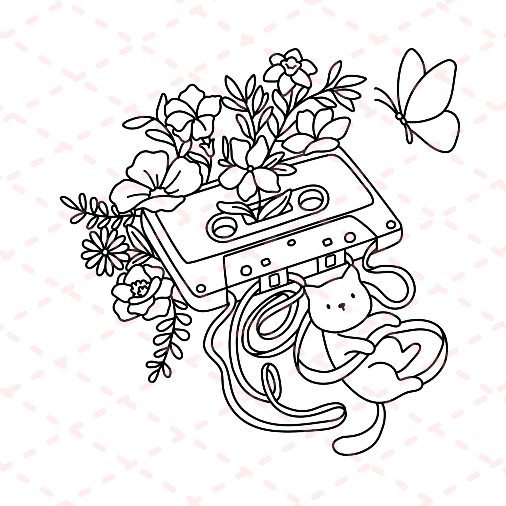 Cottage Treasures Bold Colouring Book | 50 Colouring Pages with 5 Additional 350gsm Cardstock Images