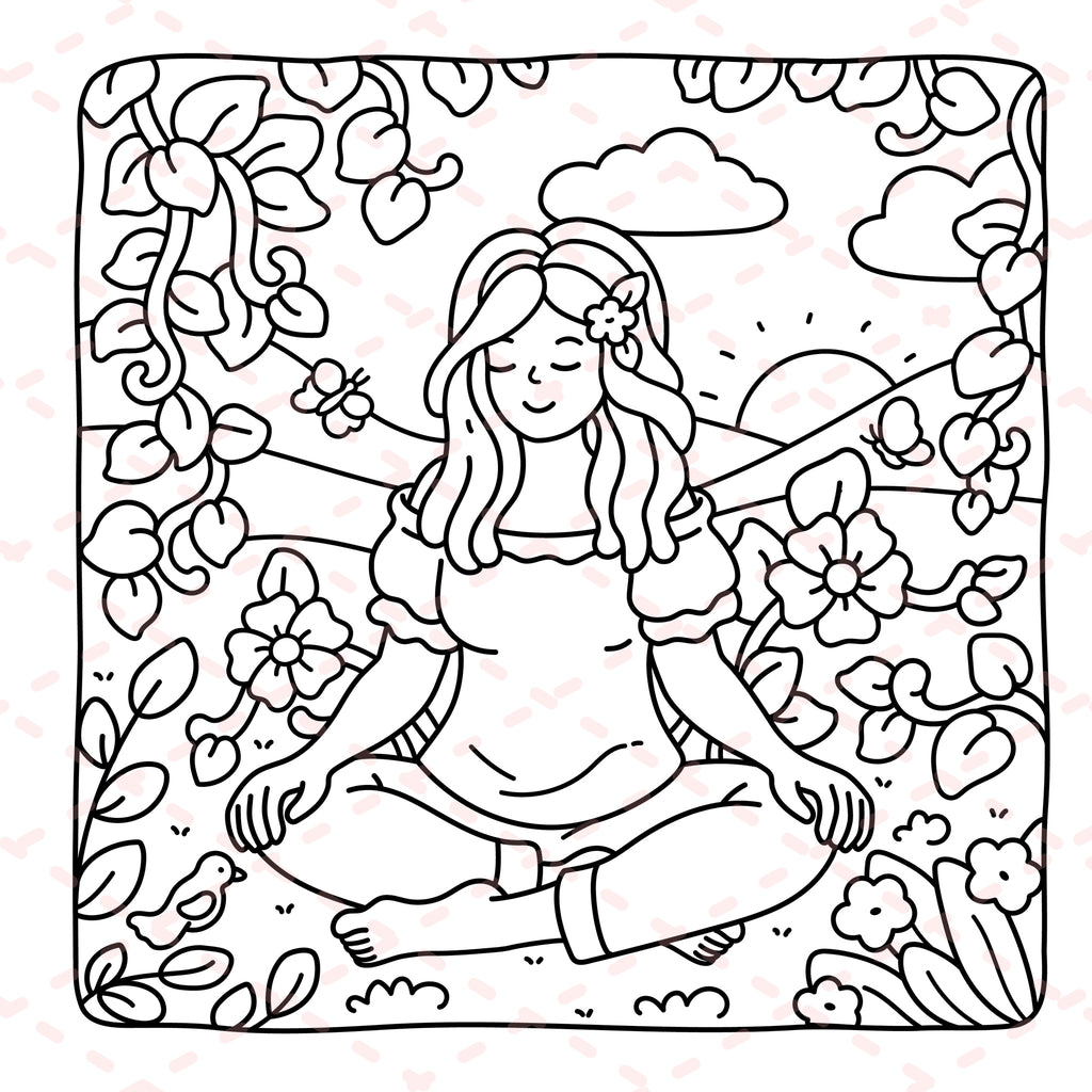 Her Inner Power Colouring Book | 41 Colouring Pages with 5 Additional 350gsm Cardstock Images