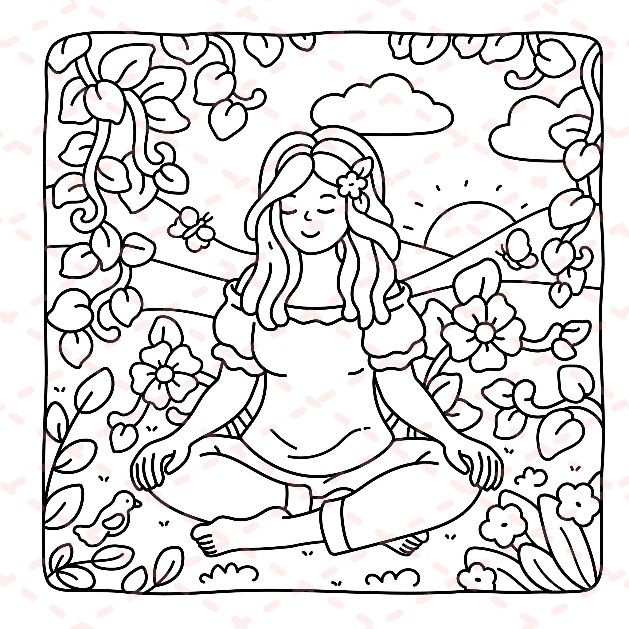 Her Inner Power Colouring Book | 41 Colouring Pages with 5 Additional 350gsm Cardstock Images