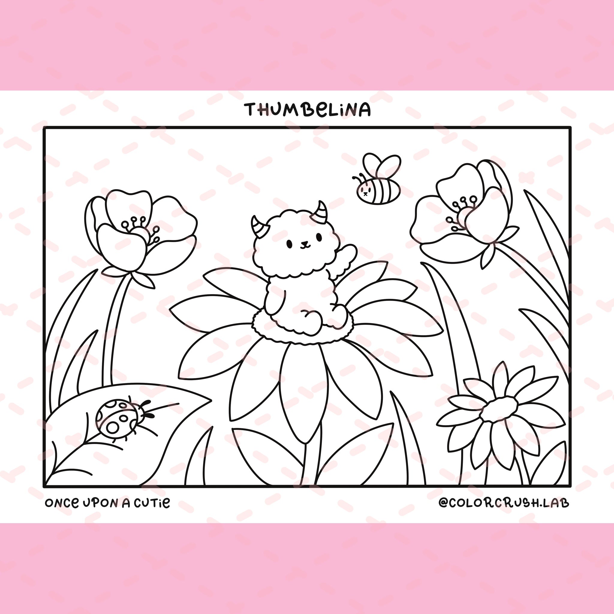 Once Upon a Cutie Colouring A5 Cards | 5 Colouring Pages | 350 gsm Cardstock