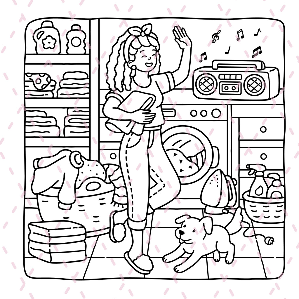 Life Before the Internet Colouring Book | 43 Colouring Pages with 5 Additional 350gsm Cardstock Images
