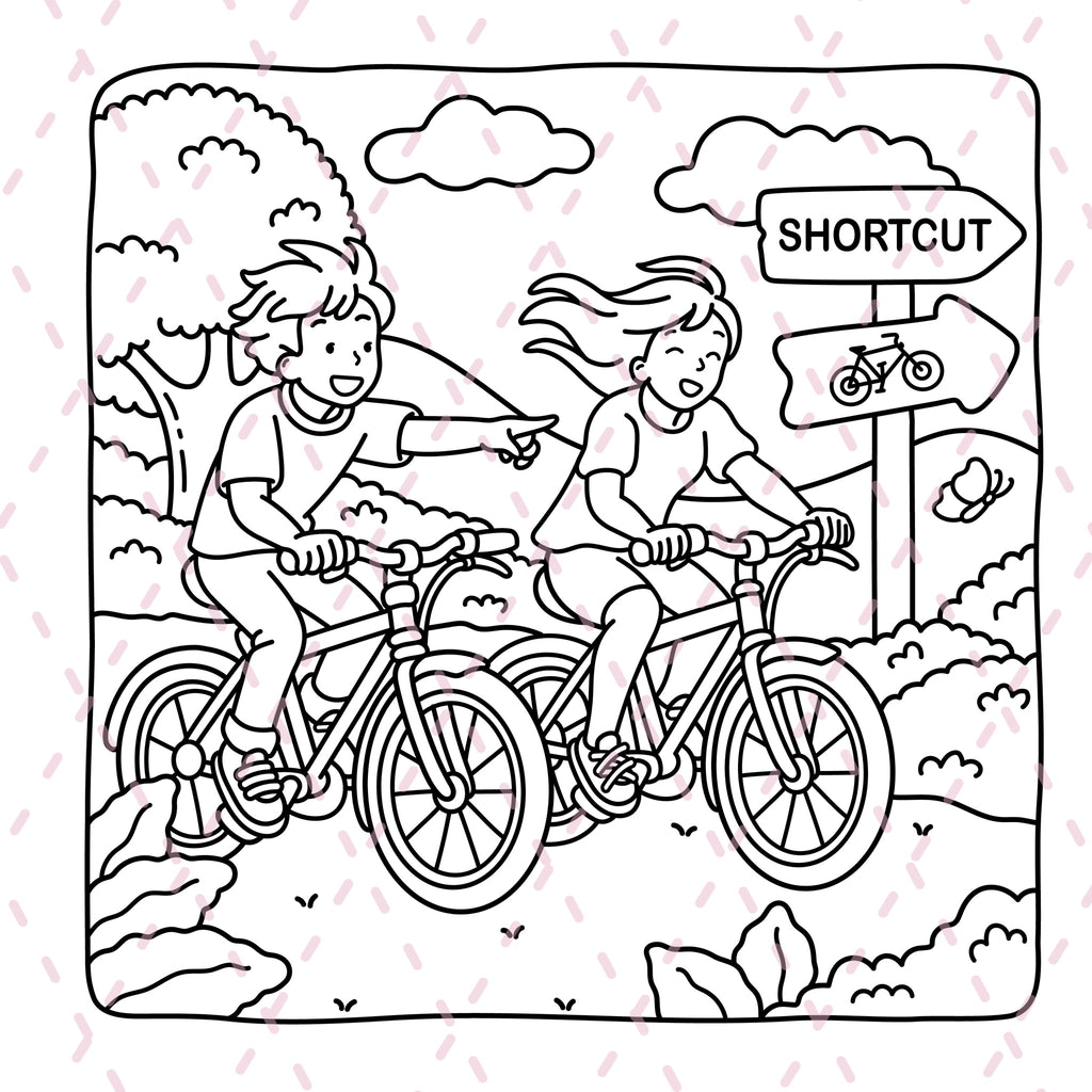 Life Before the Internet Colouring Book | 43 Colouring Pages with 5 Additional 350gsm Cardstock Images