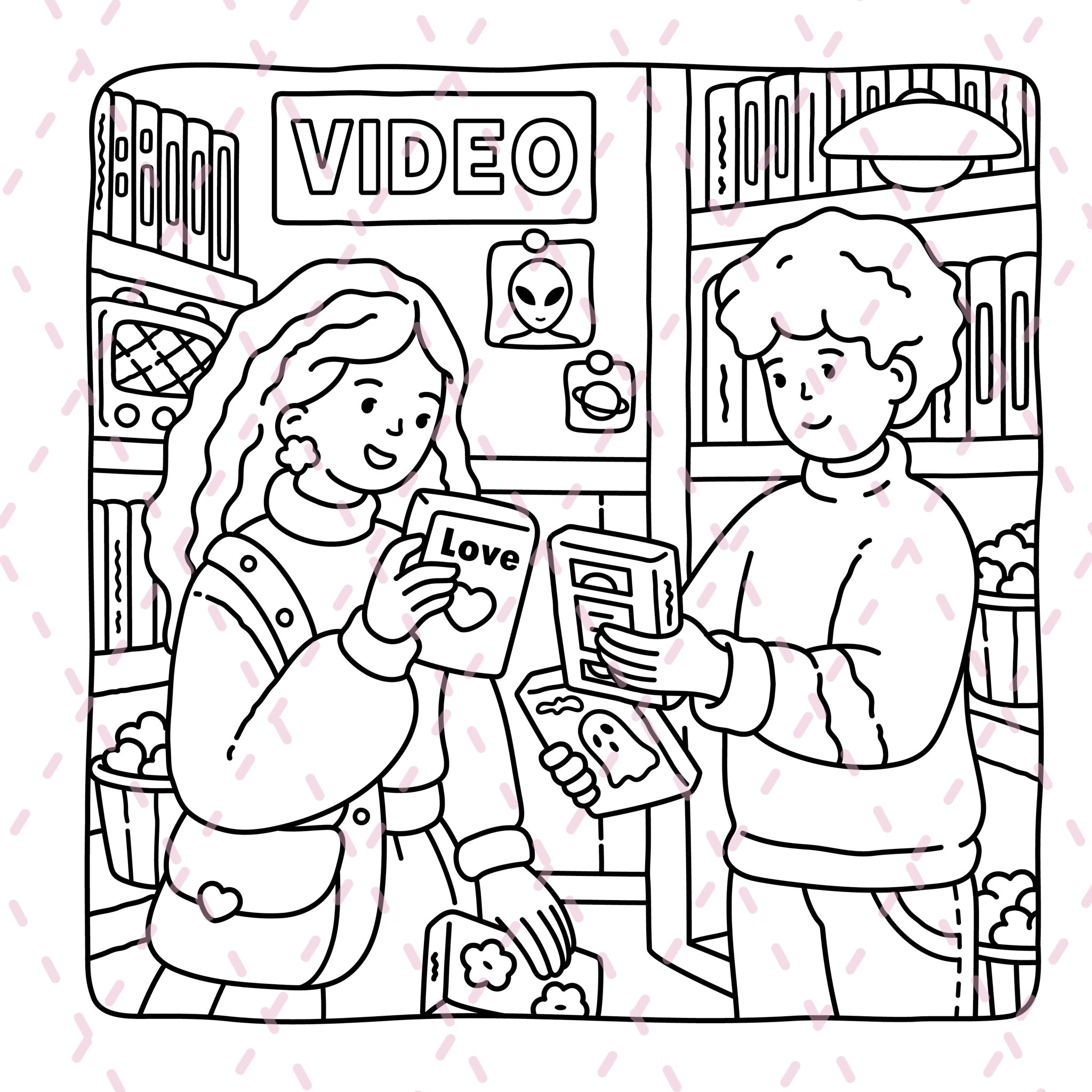 Life Before the Internet Colouring Book | 43 Colouring Pages with 5 Additional 350gsm Cardstock Images