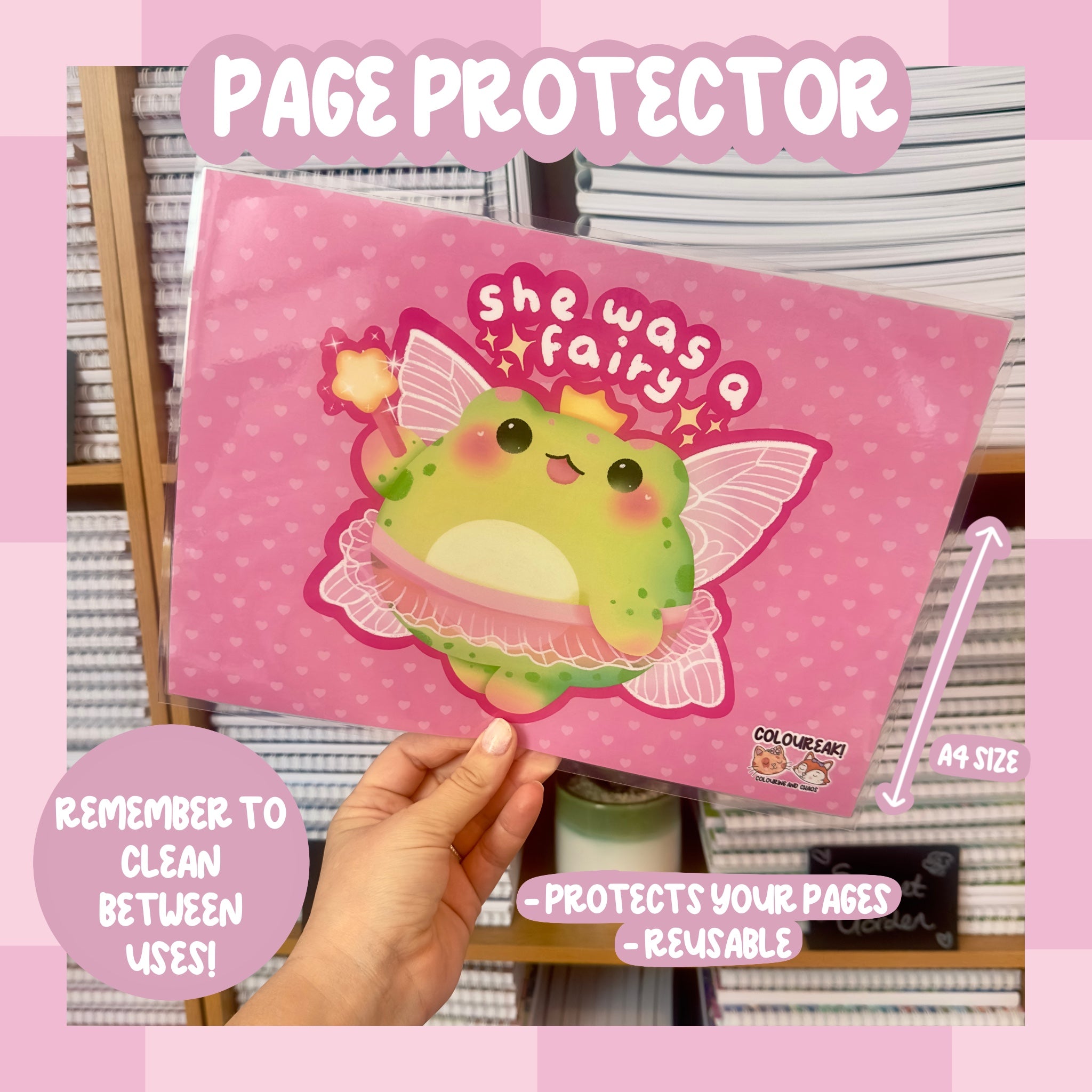 ColourEAK! A4 Page Protector - Not a book!!