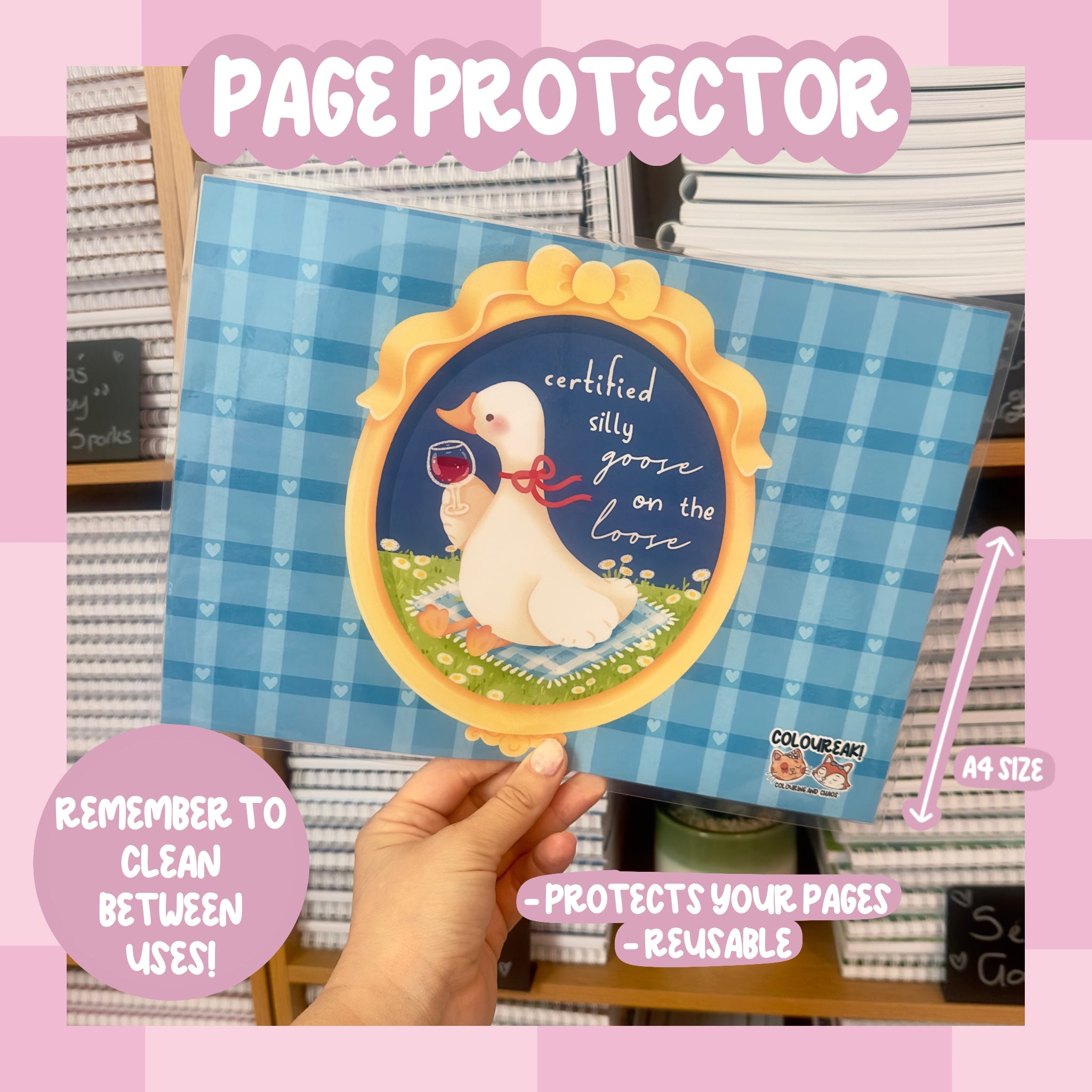 ColourEAK! A4 Page Protector - Not a book!!