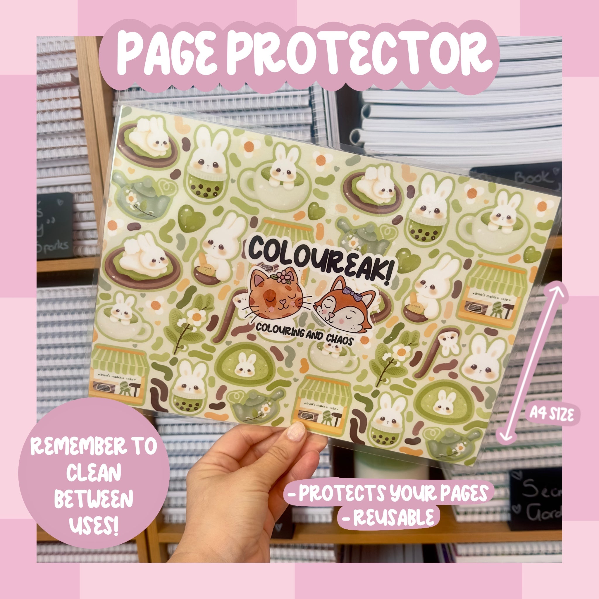 ColourEAK! A4 Page Protector - Not a book!!