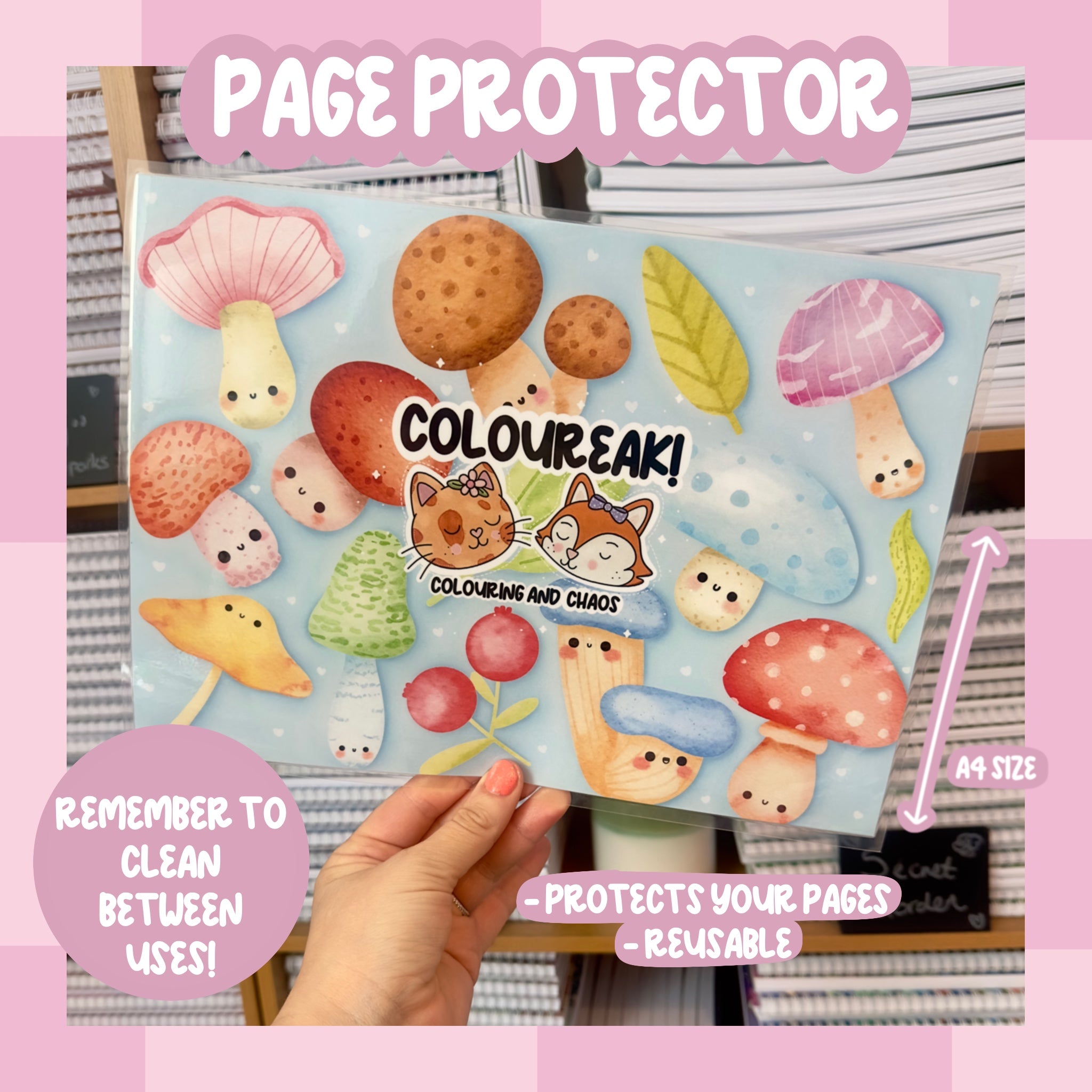 ColourEAK! A4 Page Protector - Not a book!!