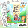 Little Wish Journey Colouring Book | 38 Colouring Pages with 5 Additional 350gsm Cardstock Images