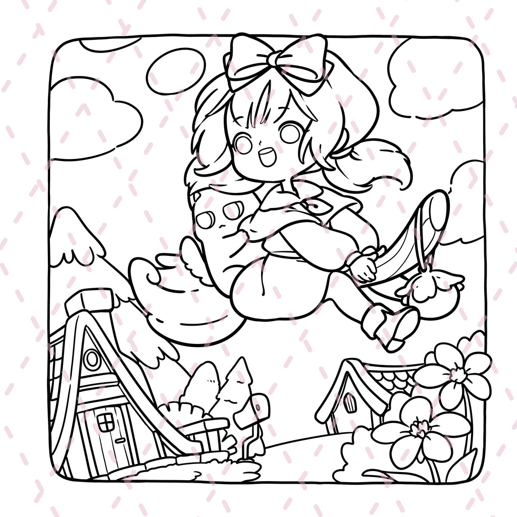 Little Wish Journey Colouring Book | 38 Colouring Pages with 5 Additional 350gsm Cardstock Images
