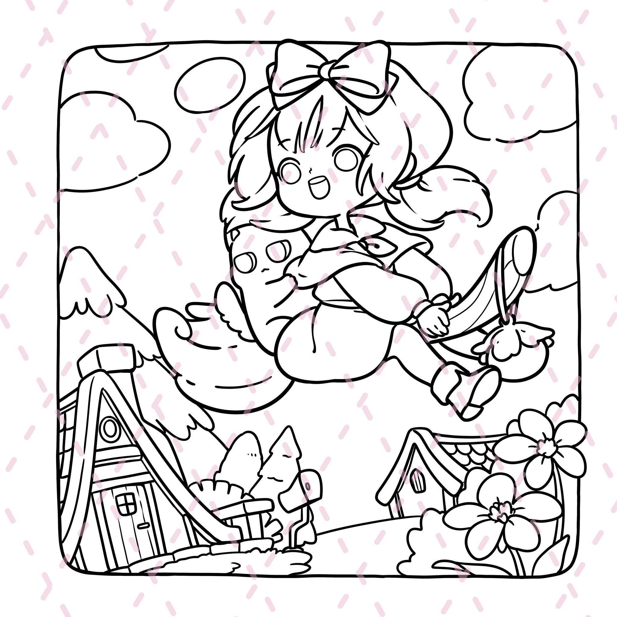 Little Wish Journey Colouring Book | 38 Colouring Pages with 5 Additional 350gsm Cardstock Images
