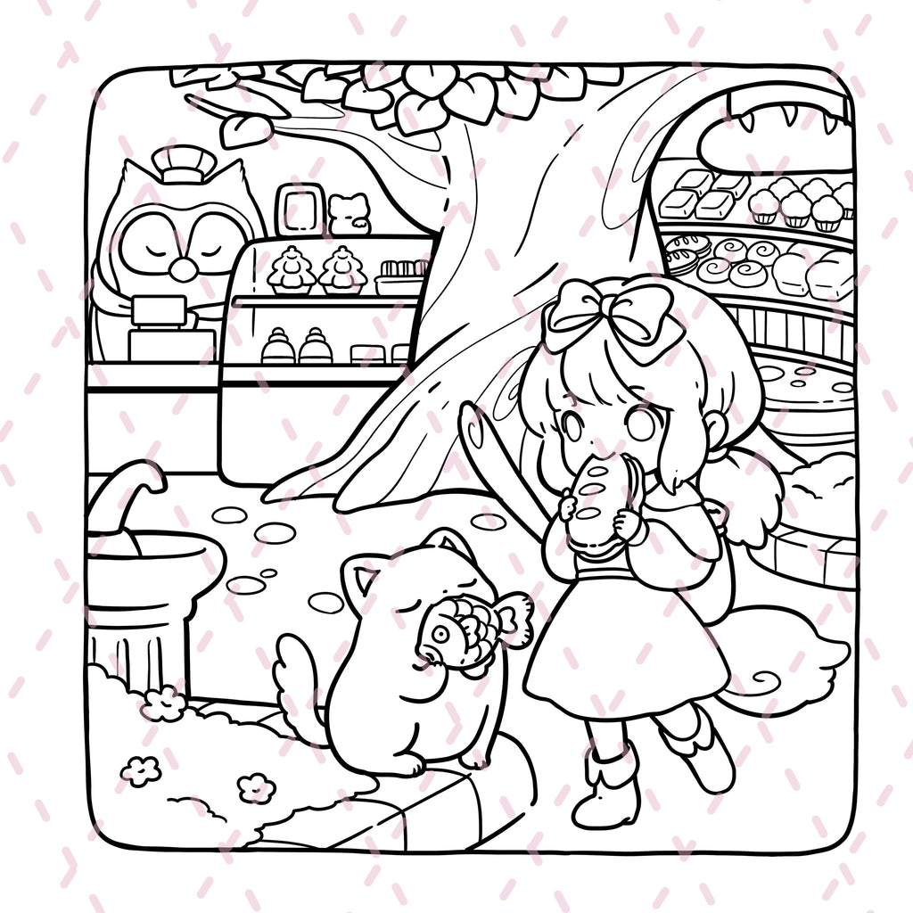 Little Wish Journey Colouring Book | 38 Colouring Pages with 5 Additional 350gsm Cardstock Images