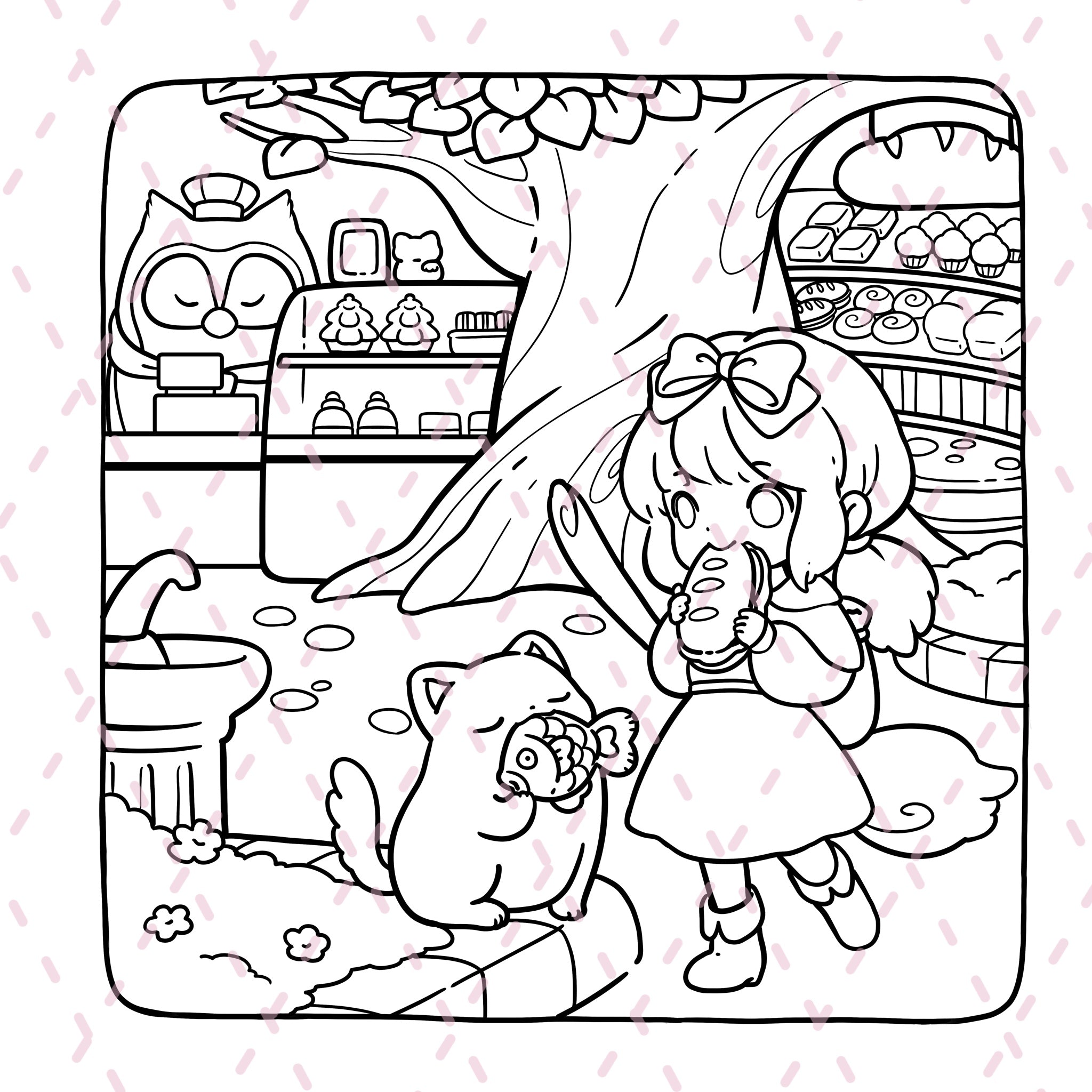 Little Wish Journey Colouring Book | 38 Colouring Pages with 5 Additional 350gsm Cardstock Images