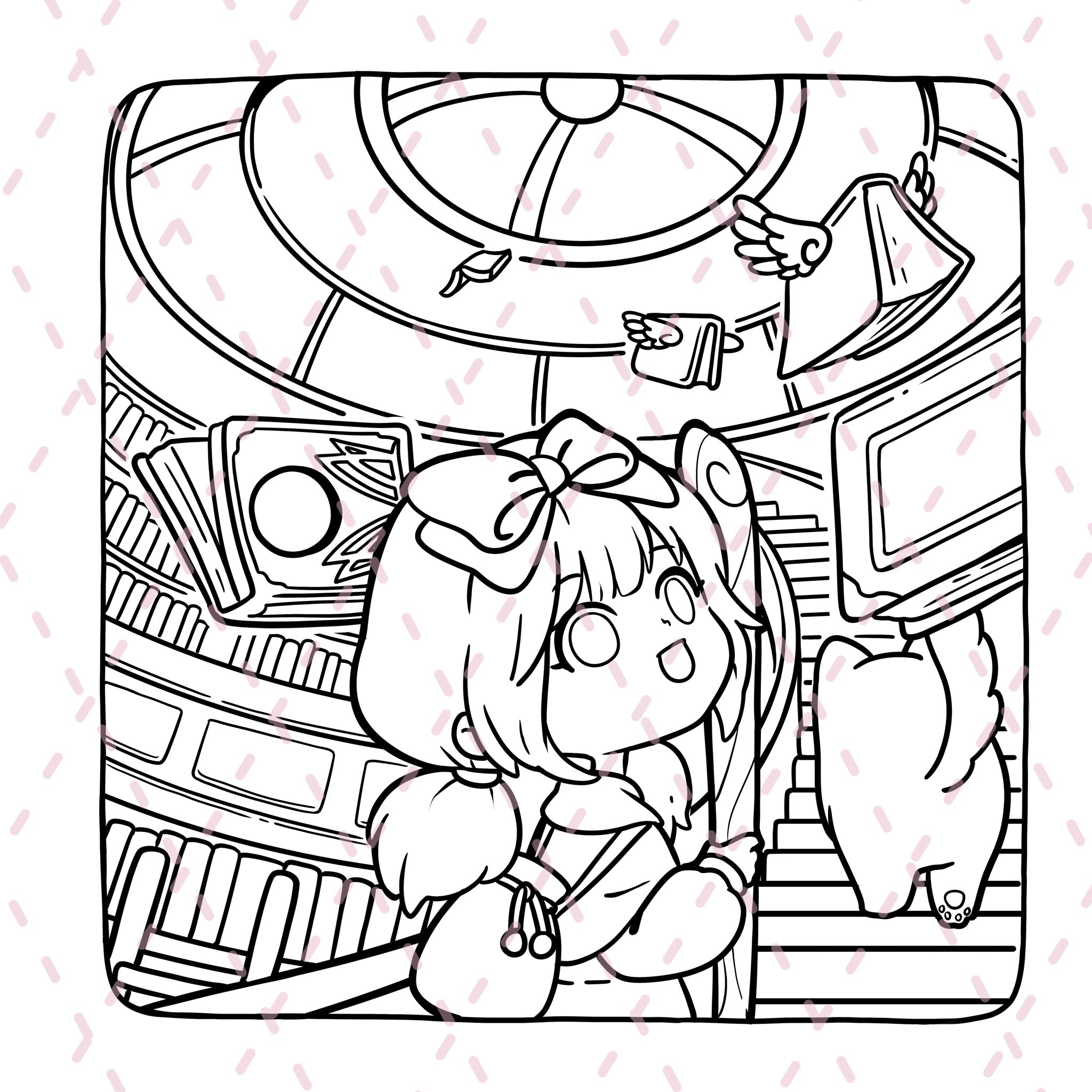 Little Wish Journey Colouring Book | 38 Colouring Pages with 5 Additional 350gsm Cardstock Images