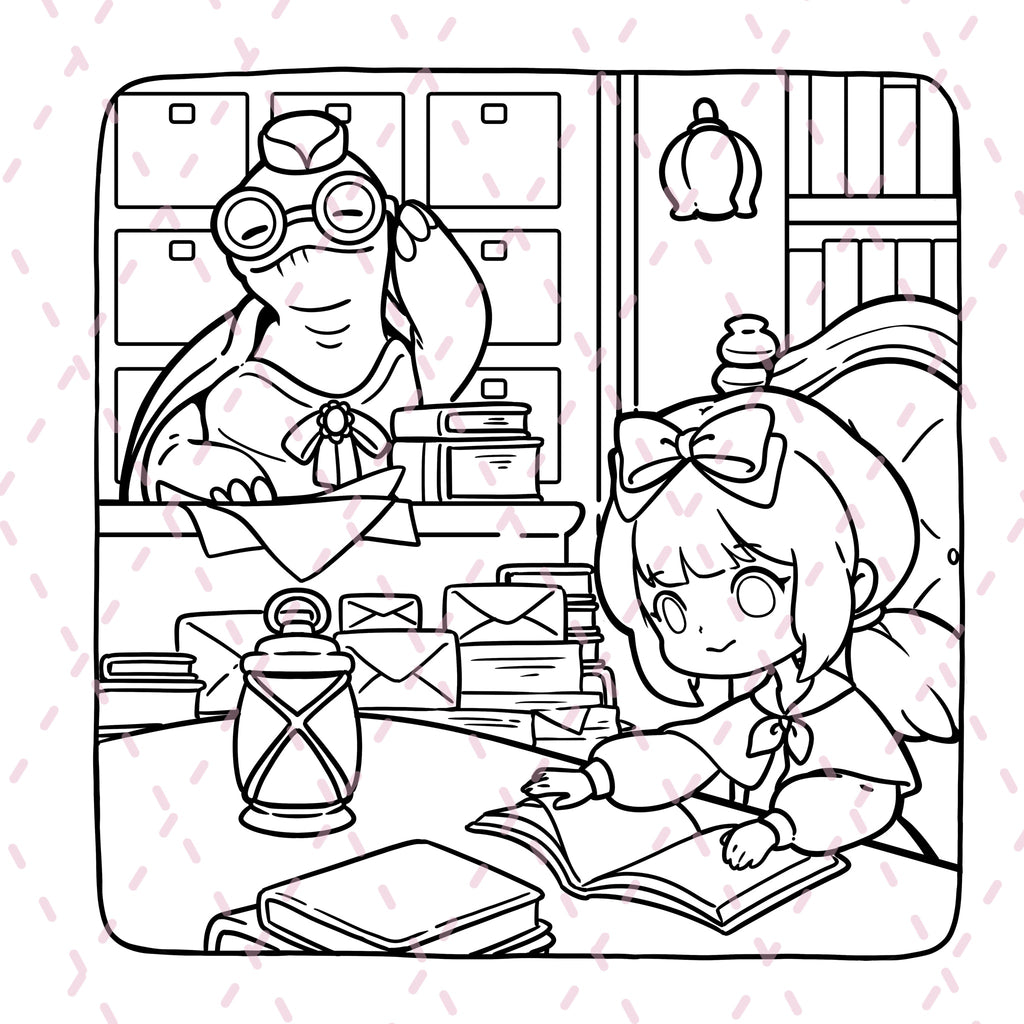 Little Wish Journey Colouring Book | 38 Colouring Pages with 5 Additional 350gsm Cardstock Images