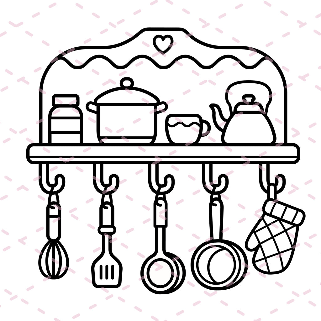 Luna's Bakery Colouring Book | 46 Colouring Pages with 5 Additional 350gsm Cardstock Images