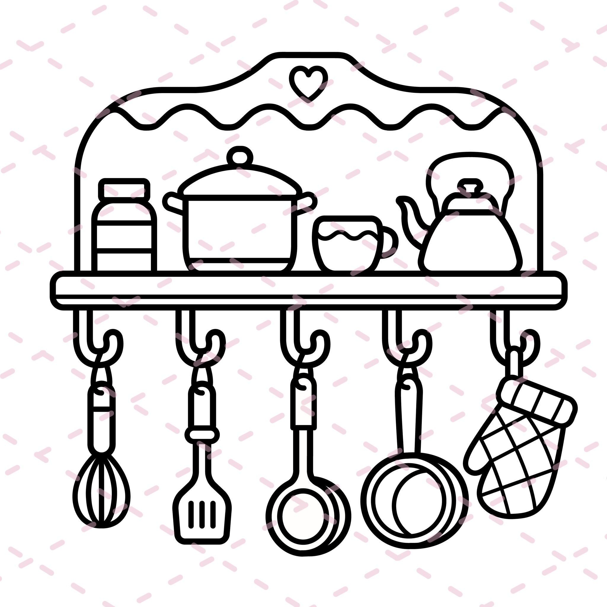 Luna's Bakery Colouring Book | 46 Colouring Pages with 5 Additional 350gsm Cardstock Images