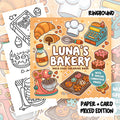 Luna's Bakery Colouring Book | 46 Colouring Pages with 5 Additional 350gsm Cardstock Images
