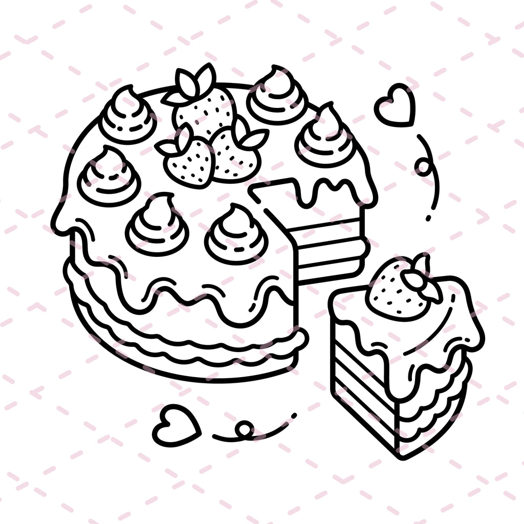Luna's Bakery Colouring Book | 46 Colouring Pages with 5 Additional 350gsm Cardstock Images