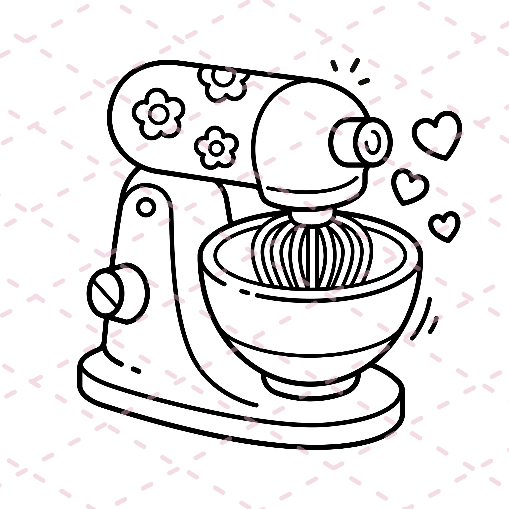 Luna's Bakery Colouring Book | 46 Colouring Pages with 5 Additional 350gsm Cardstock Images