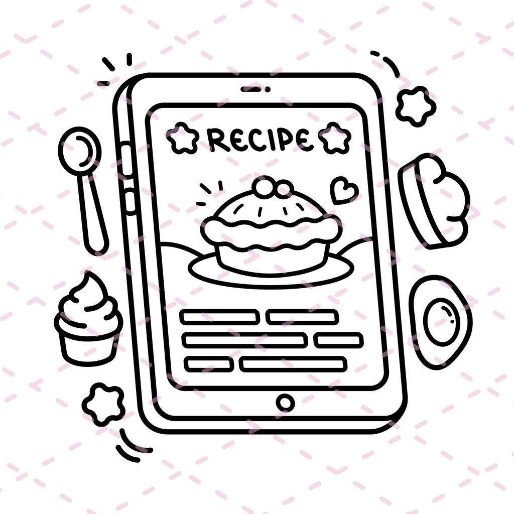 Luna's Bakery Colouring Book | 46 Colouring Pages with 5 Additional 350gsm Cardstock Images