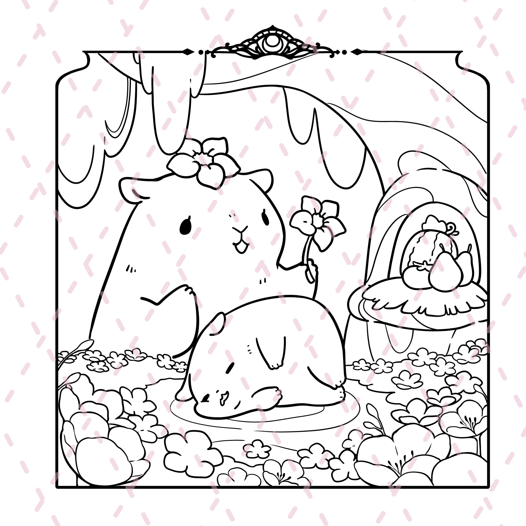 Moonlight Realm Colouring Book | 40 Colouring Pages with 5 Additional 350gsm Cardstock Images