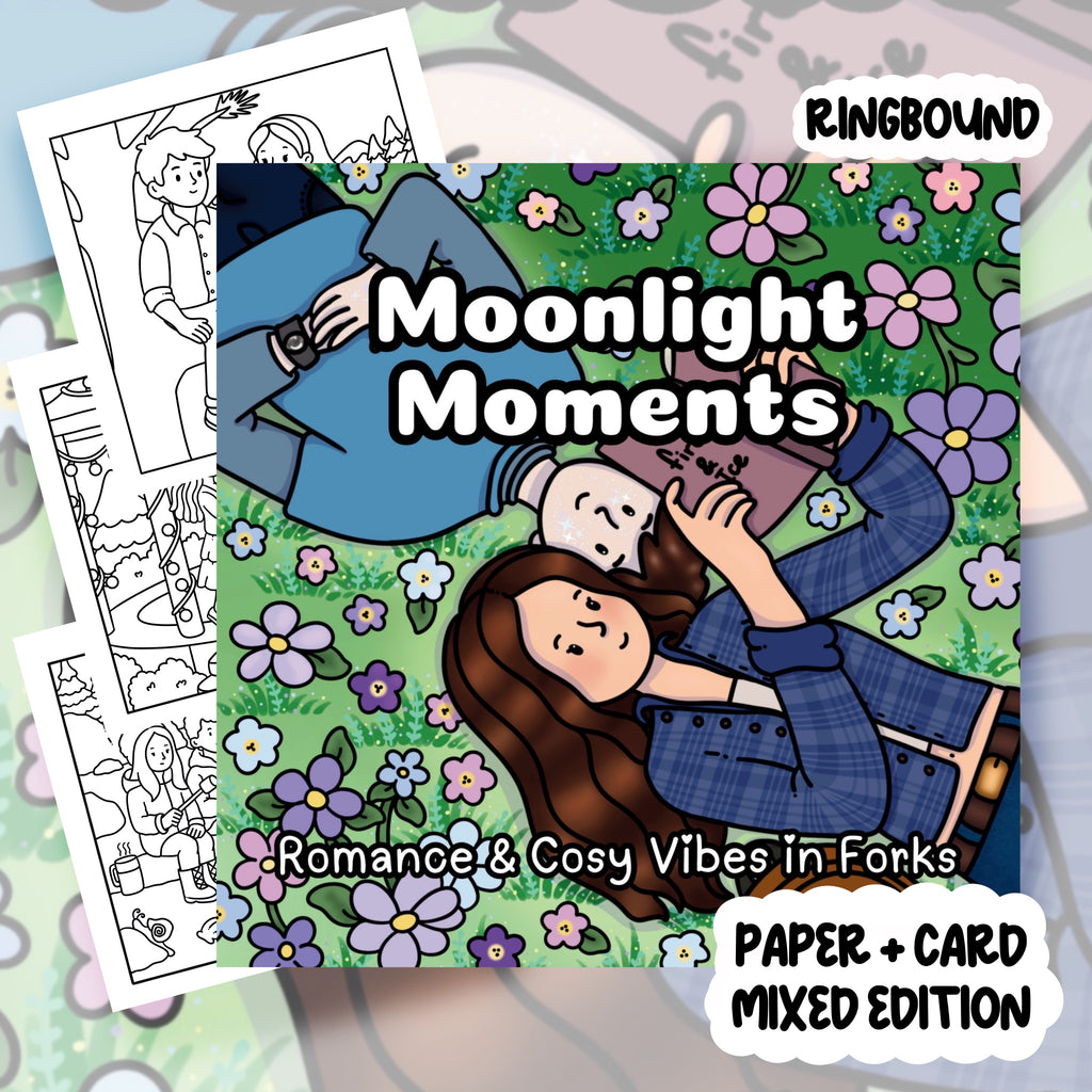 Midnight Moments Colouring Book | 37 Colouring Pages with 5 Additional 350gsm Cardstock Images