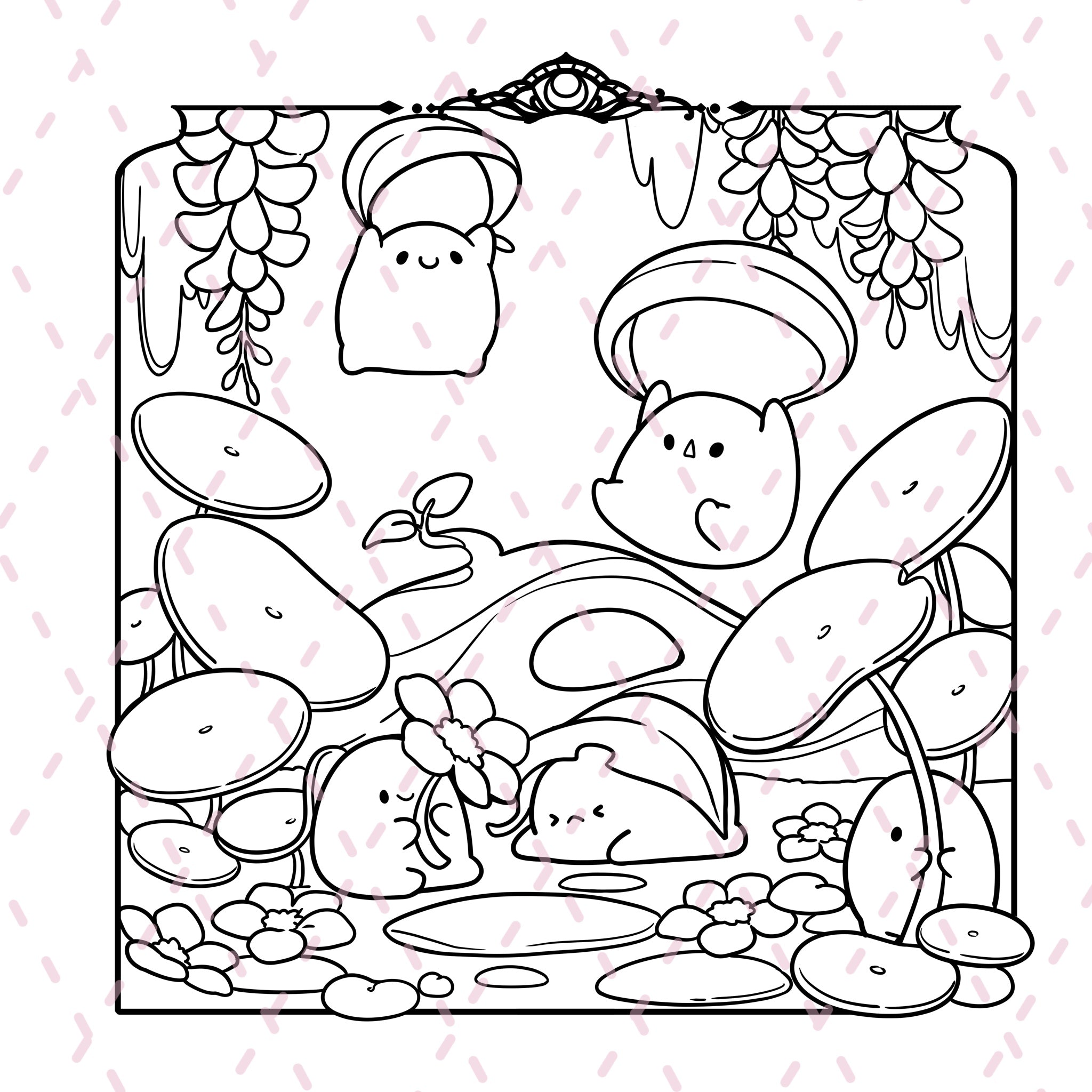 Moonlight Realm Colouring Book | 40 Colouring Pages with 5 Additional 350gsm Cardstock Images