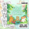 Secret Garden Colouring Book | 40 Colouring Pages with 5 Additional 350gsm Cardstock Images
